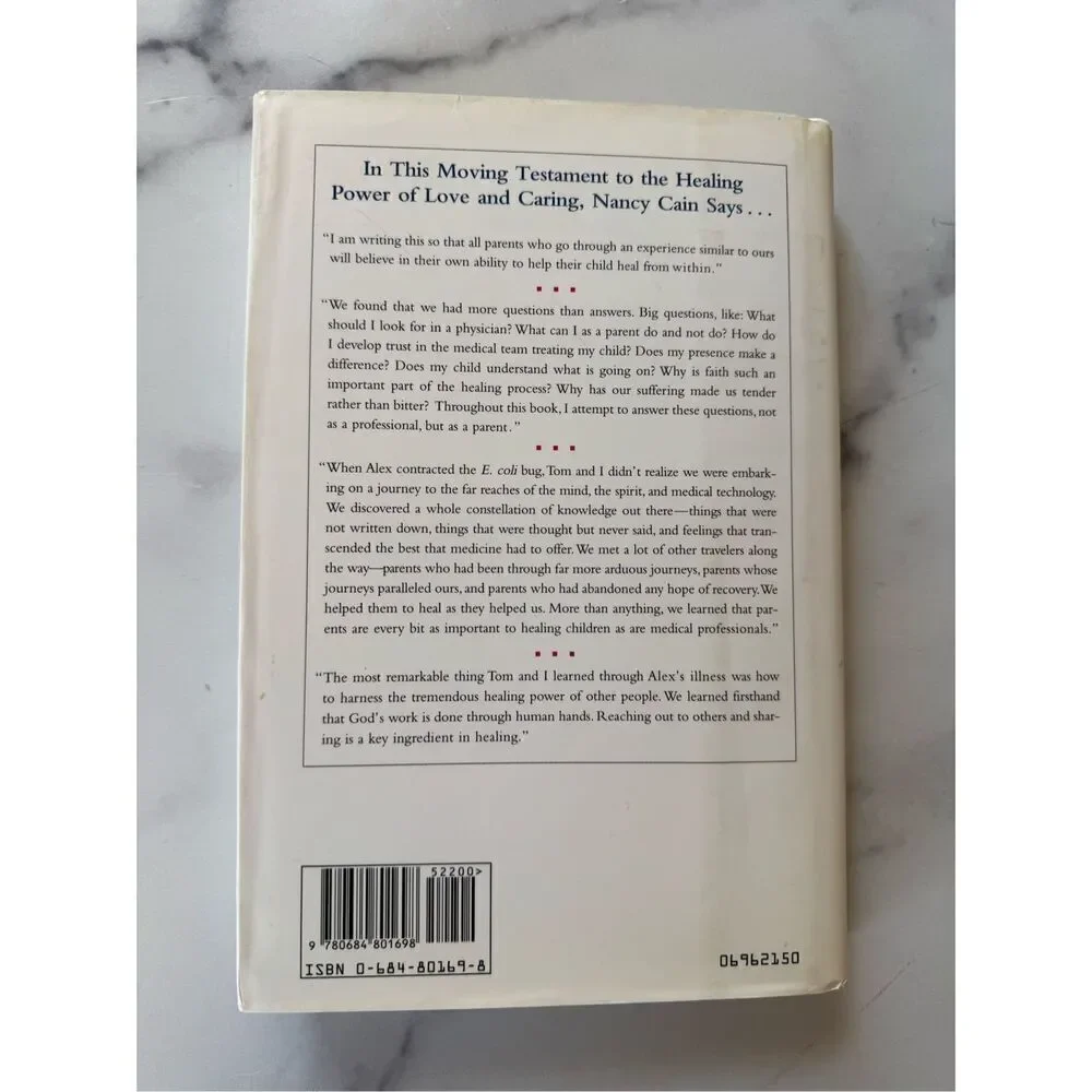 Healing the child A Mothers Story Nancy Cain nonfiction hardback E. Coli jack in